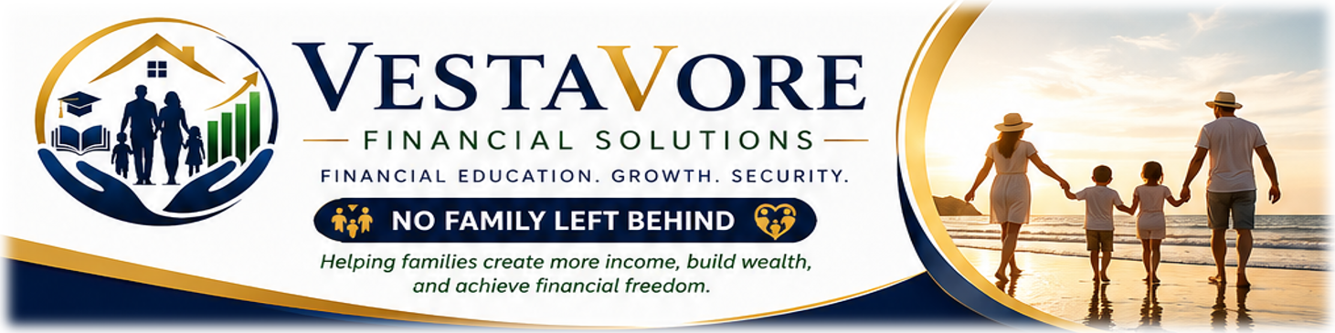 Vestavore Financial Solutions — Financial Education, Growth and Security — No Family Left Behind